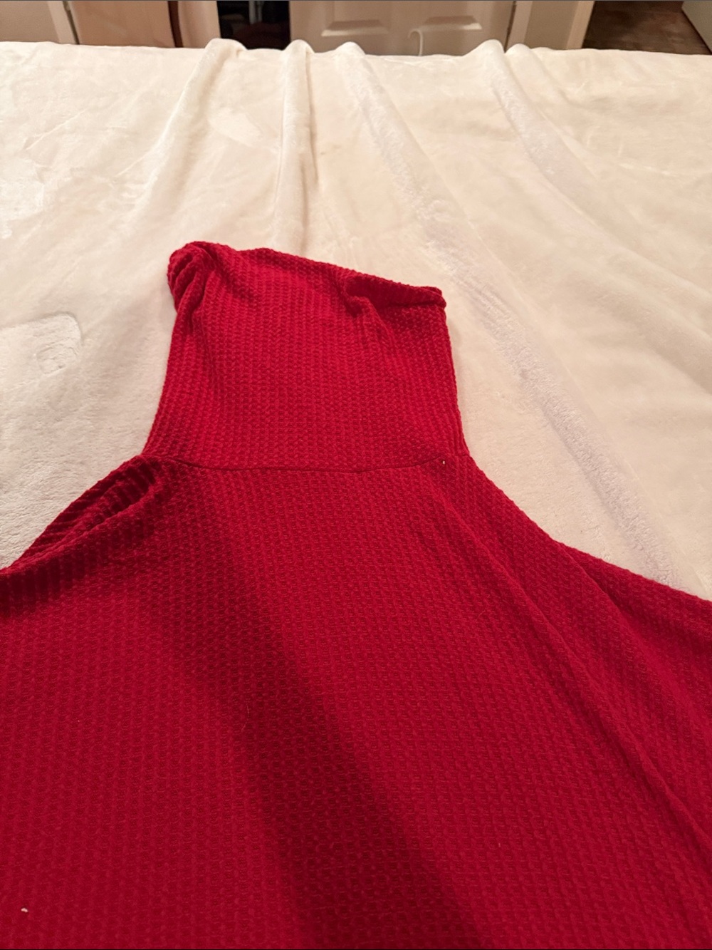 Zenana Outfitters Red Textured Knit Top - Picture 2 of 5